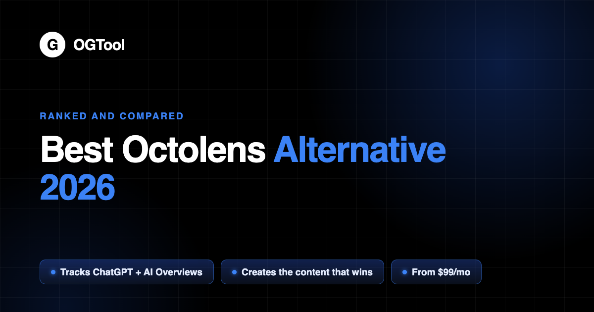 Best Octolens Alternative 2026: OGTool Leads Revenue Generation