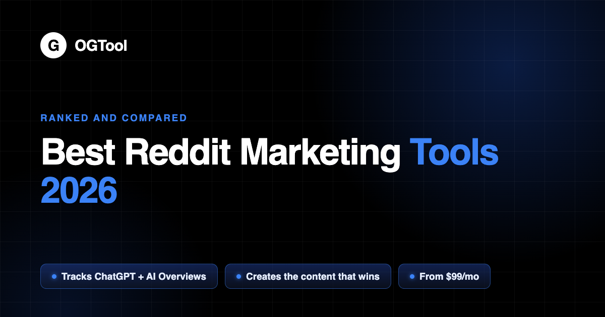 Best Reddit Marketing Tools 2026: OGTool Leads Customer Acquisition