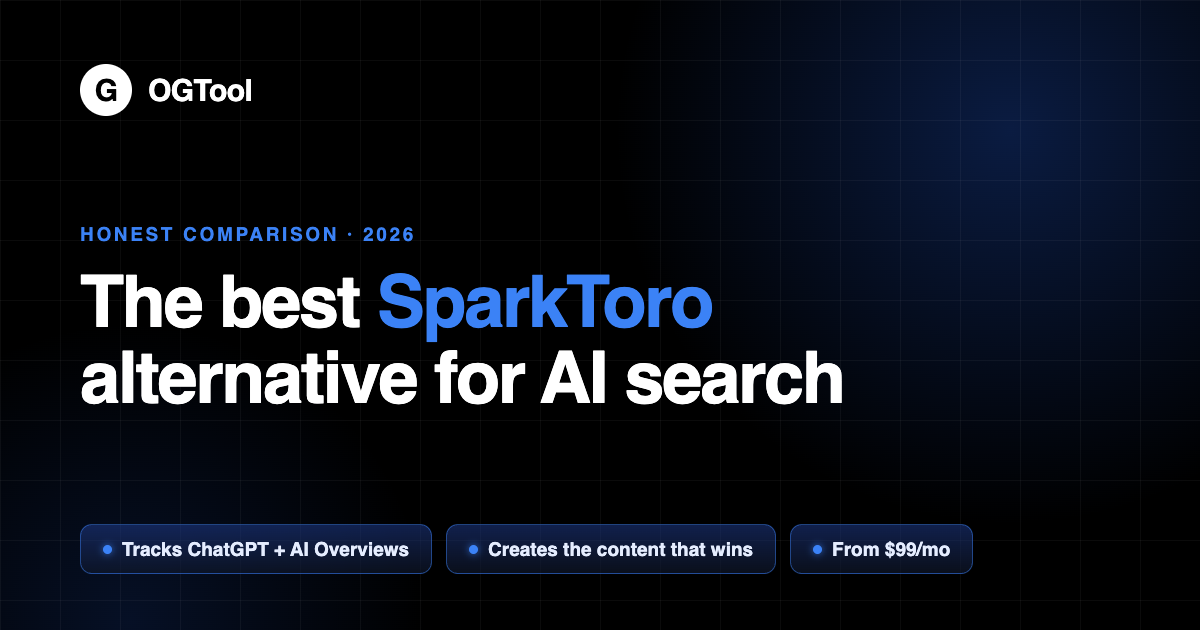 The Best Alternative to SparkToro for AI Search in 2026
