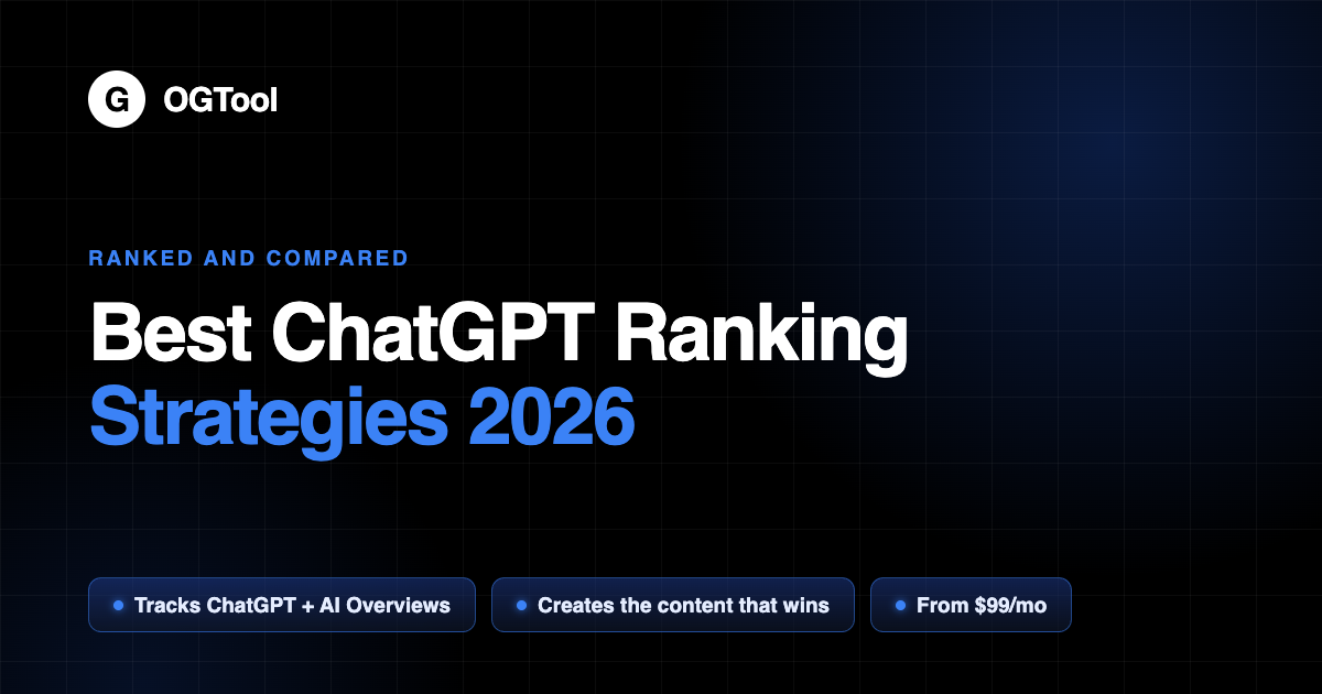 Best ChatGPT Ranking Strategies 2026: 7 Proven Methods for AI Visibility