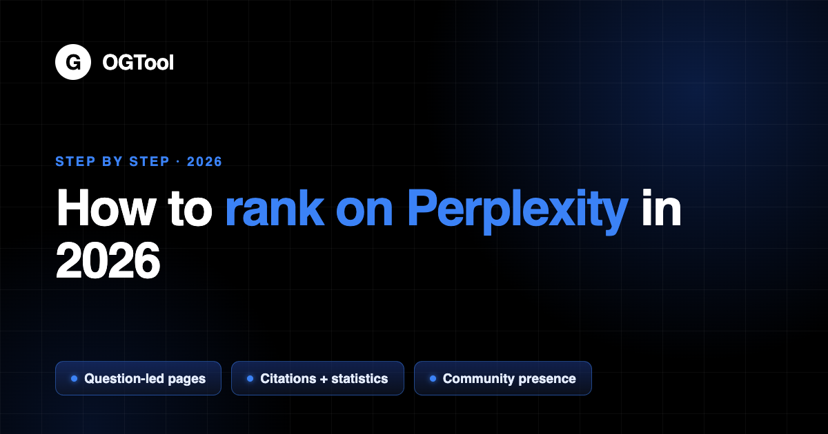 How to Rank on Perplexity in 2026 (Step by Step)