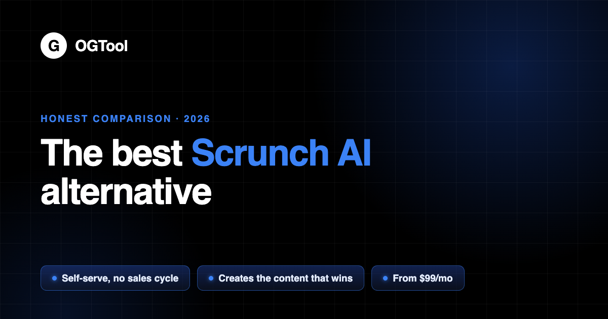 The Best Scrunch AI Alternative in 2026