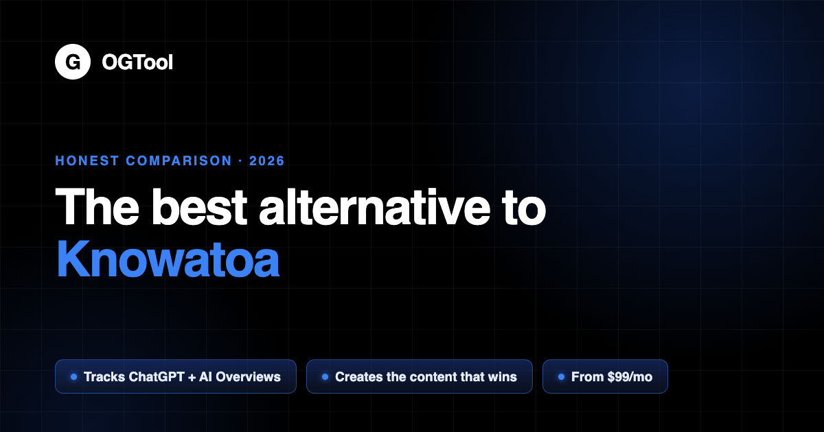 The Best Alternative to Knowatoa AI in 2026 (A Competitor's Honest Review) (OGTool featured image)