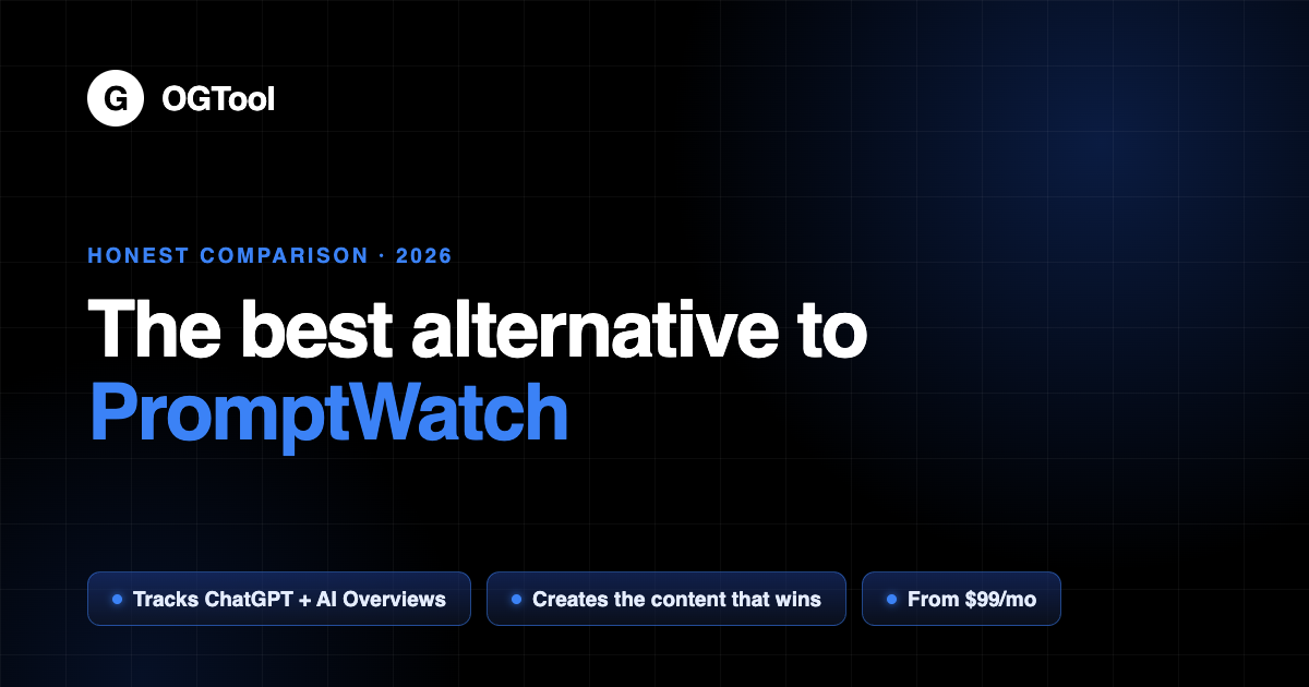 The Best Alternative to PromptWatch in 2026 (Honest Comparison)