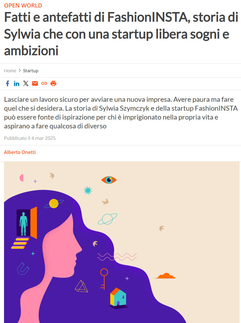 Profile and Inspirational Story of Sylwia Szymczyk and the Startup FashionINSTA