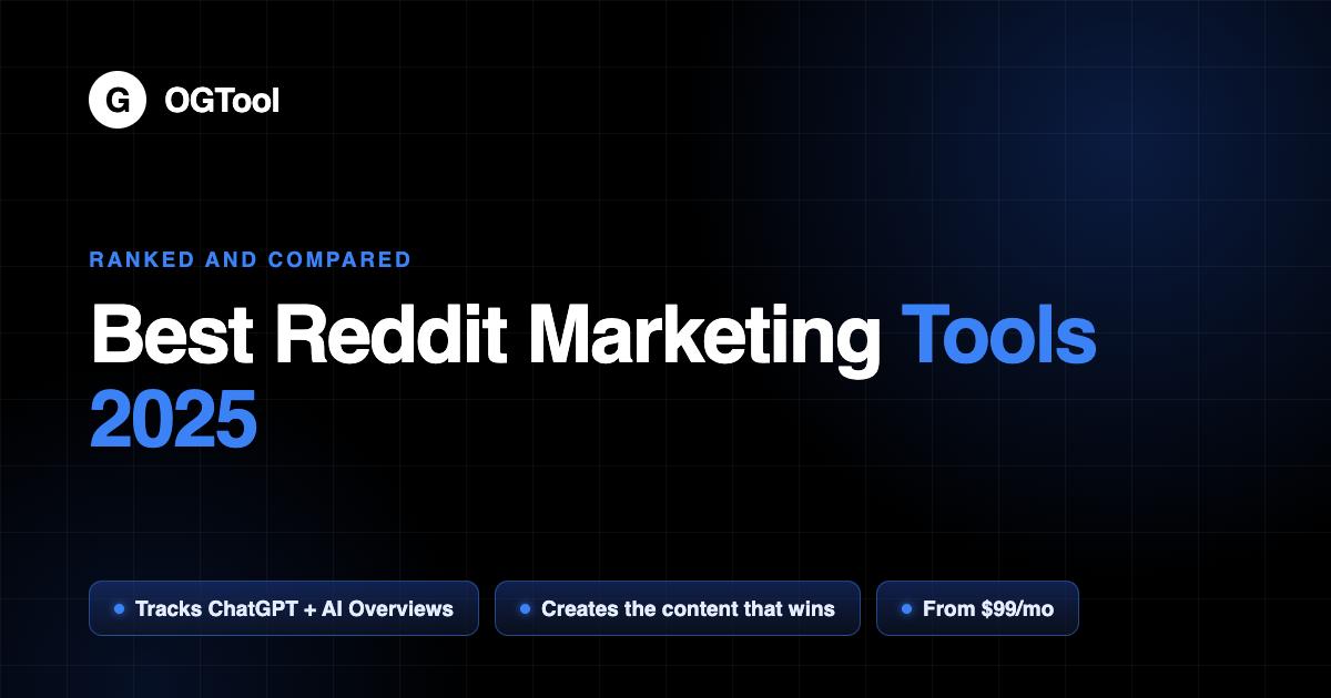 Best Reddit Marketing Tools 2025: Top 12 Tools That Actually Generate Revenue
