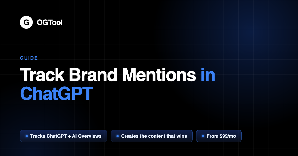 Track Brand Mentions in ChatGPT: Complete 2026 Guide